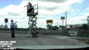 Scissor Lift CCTV Footage - Duralift